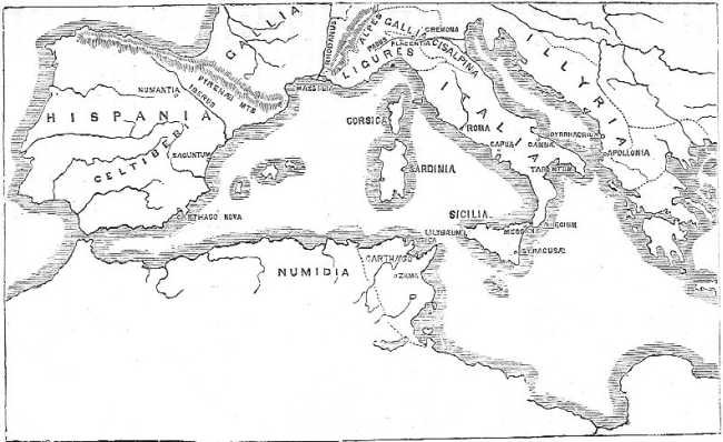 Coasts of the Mediterranean, illustrating the History of the Punic