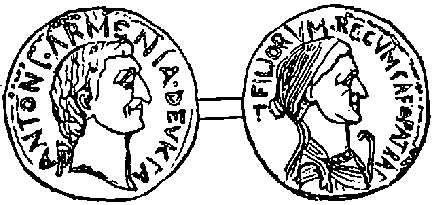 Coin of Antony and Cleopatra